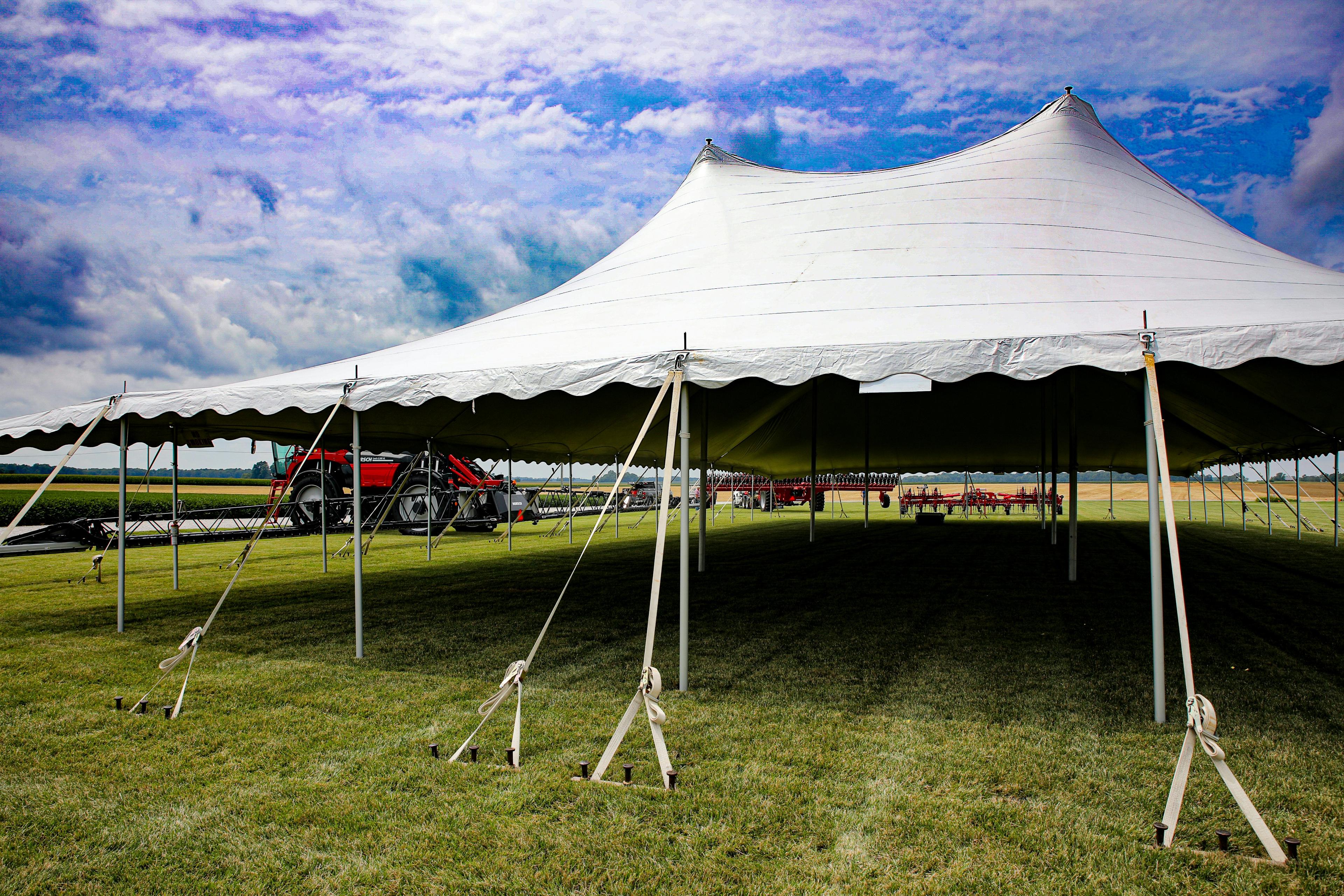 Event tent setup